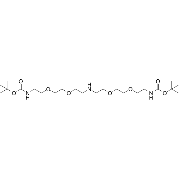 NH-bis(C2-PEG2-NH-Boc)图片