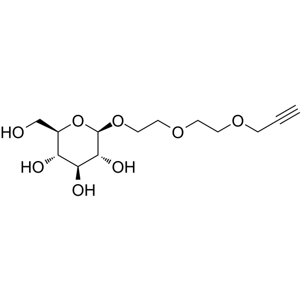 Propargyl-PEG2-beta-D-glucose图片