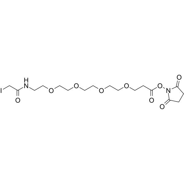 Iodoacetyl-PEG4-NHS ester图片