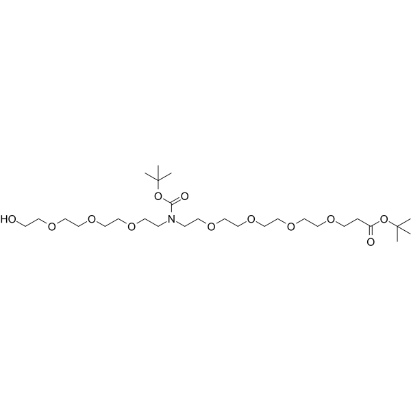 N-(Hydroxy-PEG3)-N-Boc-PEG4-Boc图片