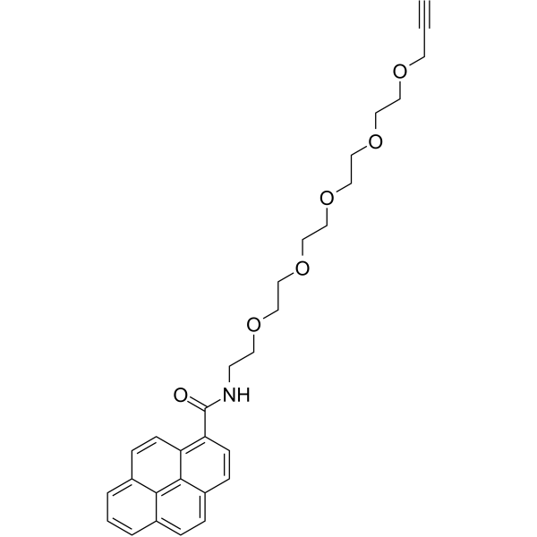 Pyrene-PEG5-propargyl图片