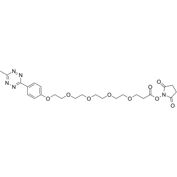 Methyltetrazine-PEG5-NHS ester图片