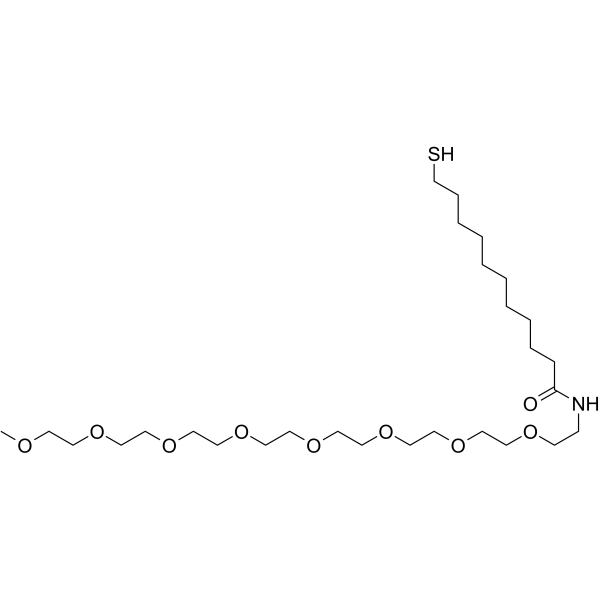 m-PEG8-amide-C10-Thiol图片