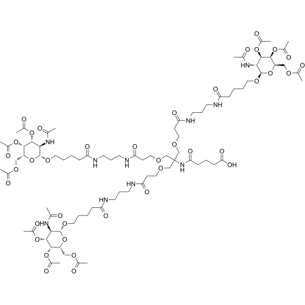 Tri(TLR4-IN-C34-C2-amide-C3-amide-PEG1)-amide-C3-COOH图片