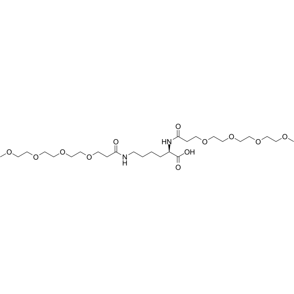 Bis-(m-PEG4)-amidohexanoic acid图片