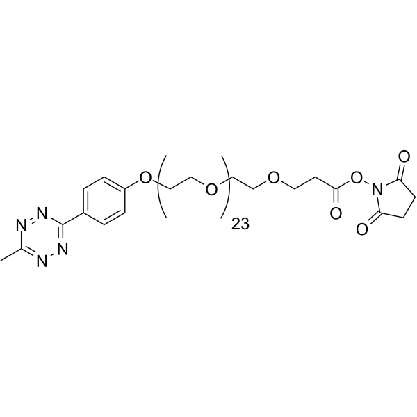 Methyltetrazine-PEG24-NHS ester图片