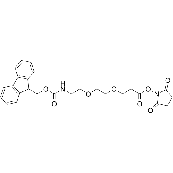 Fmoc-PEG2-C2-NHS ester图片