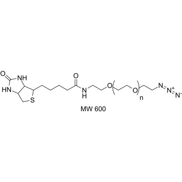 Biotin-PEG-azide(MW 600)图片