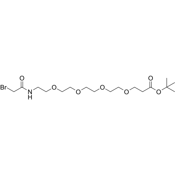 Bromoacetamido-PEG4-C2-Boc图片