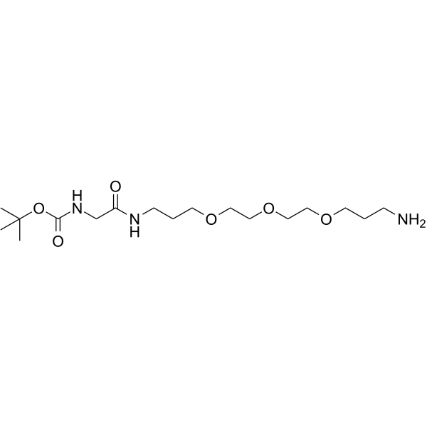 Boc-Gly-amido-C-PEG3-C3-amine图片