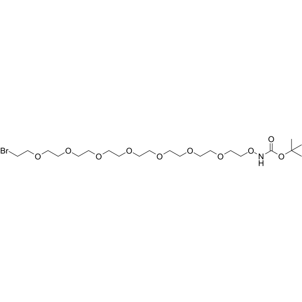 t-Boc-Aminooxy-PEG7-bromide图片