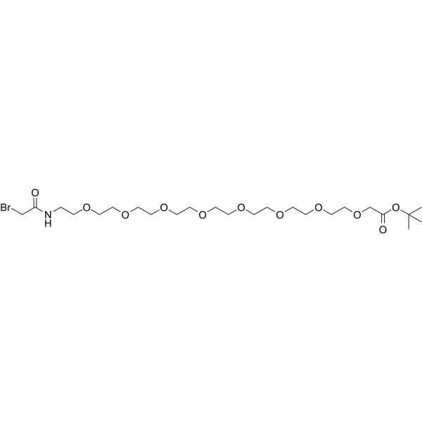 Bromoacetamido-PEG8-t-butyl acetate图片