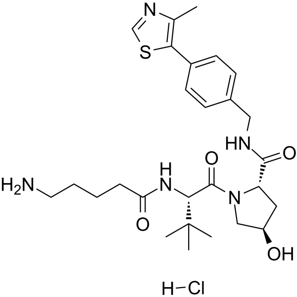 (S,R,S)-AHPC-C4-NH2 hydrochloride图片