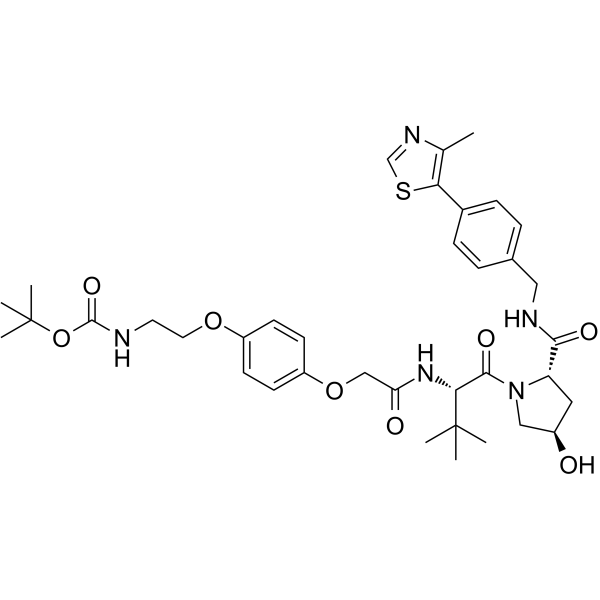 (S,R,S)-AHPC-O-Ph-PEG1-NH-Boc图片