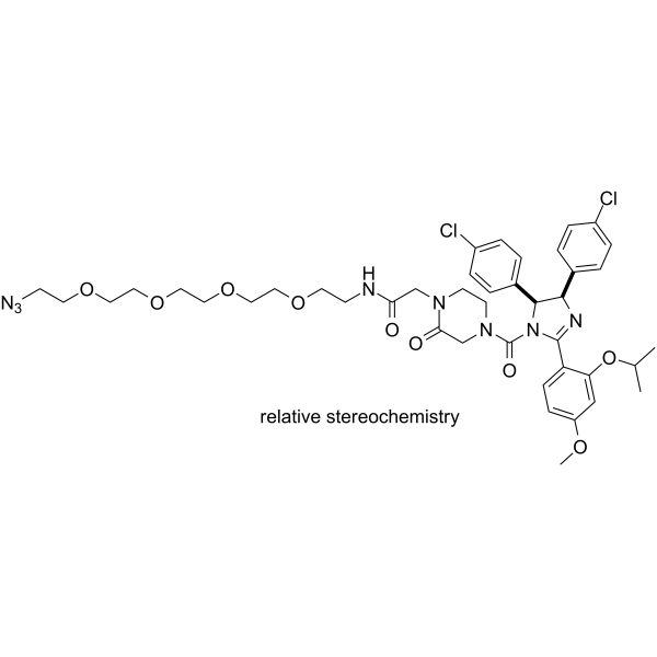 Nutlin-C1-amido-PEG4-C2-N3图片