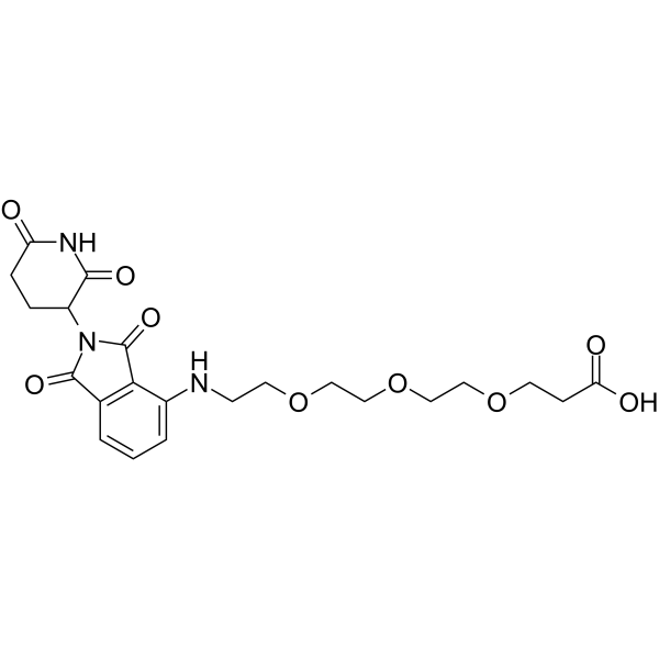 Thalidomide-NH-PEG3-propionic acid图片