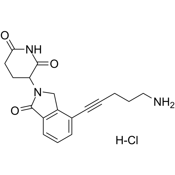 Lenalidomide-propargyl-C2-NH2 hydrochloride图片