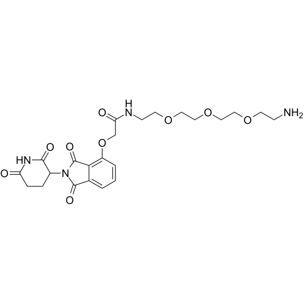 Thalidomide-O-amido-PEG3-C2-NH2图片