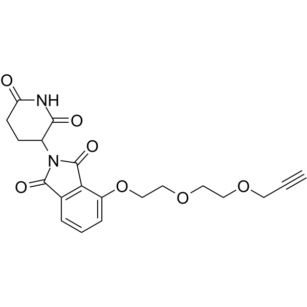 Thalidomide-O-PEG2-propargyl图片