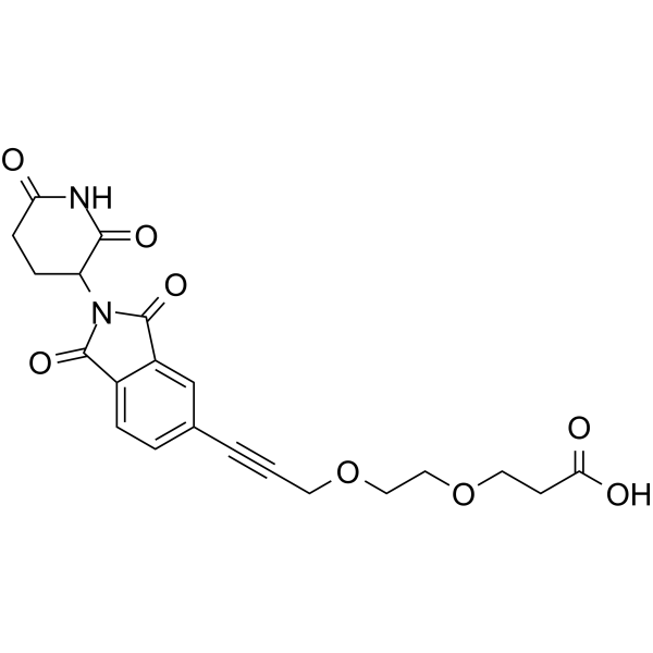 Thalidomide-Propargyne-PEG2-COOH图片