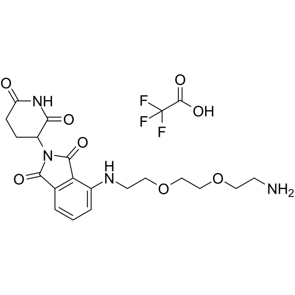 Thalidomide-PEG2-C2-NH2 TFA图片