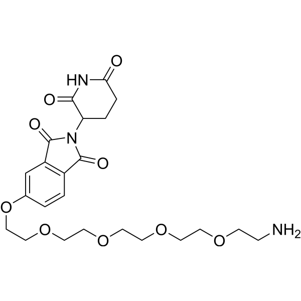 Thalidomide-PEG5-NH2图片