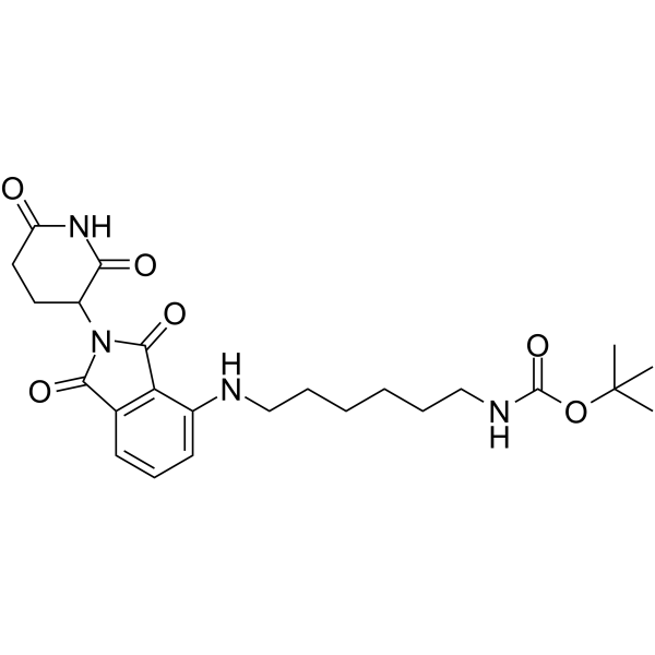 Thalidomide-NH-C6-NH-Boc图片