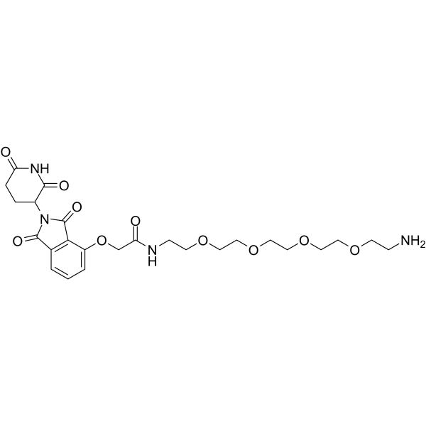 Thalidomide-O-amido-PEG4-C2-NH2图片