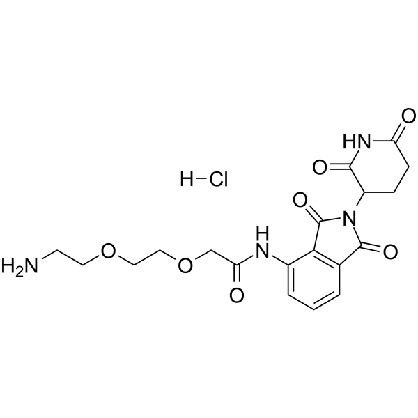 Thalidomide-amido-PEG2-NH2 hydrochloride图片