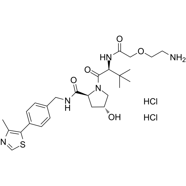 (S,R,S)-AHPC-PEG1-NH2 dihydrochloride图片