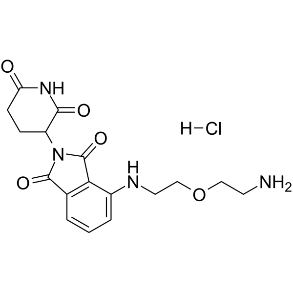 Thalidomide-NH-PEG1-NH2 hydrochloride图片