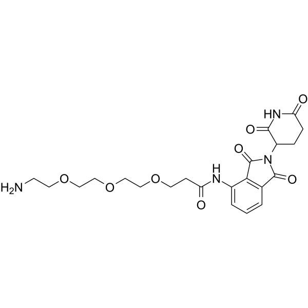 Pomalidomide-amido-PEG3-C2-NH2图片