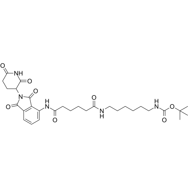 Pomalidomide-amido-C4-amido-C6-NH-Boc图片