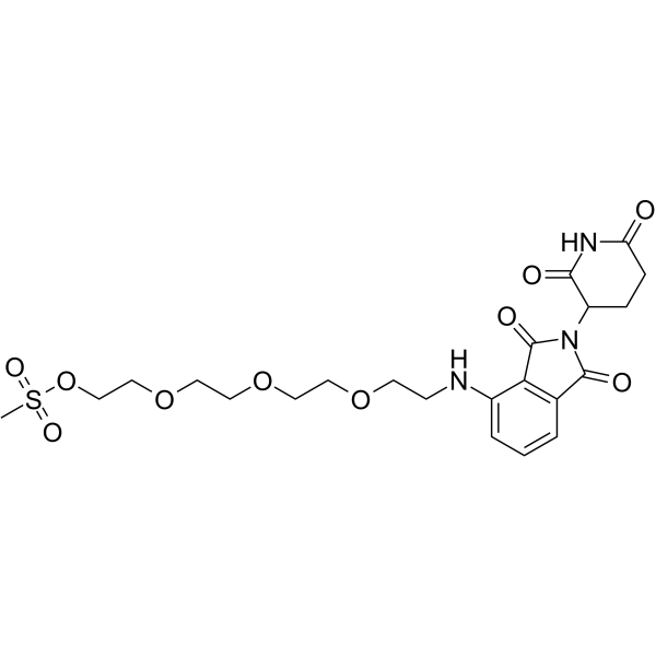 Thalidomide-NH-PEG4-Ms图片