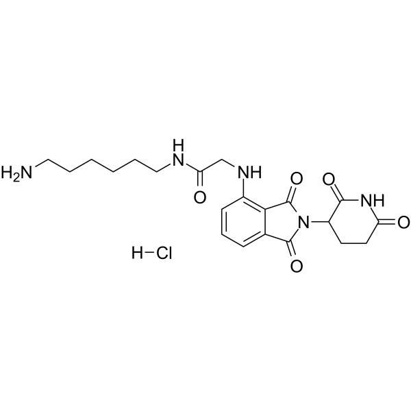 Thalidomide-NH-amido-C6-NH2 hydrochloride图片