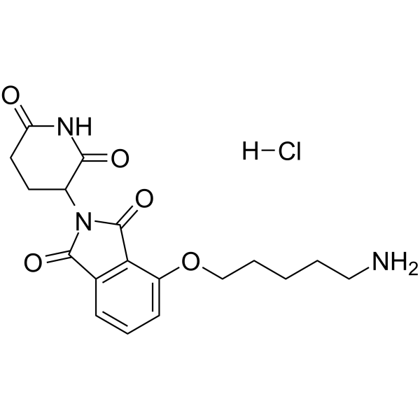 Thalidomide-O-C5-NH2 hydrochloride图片