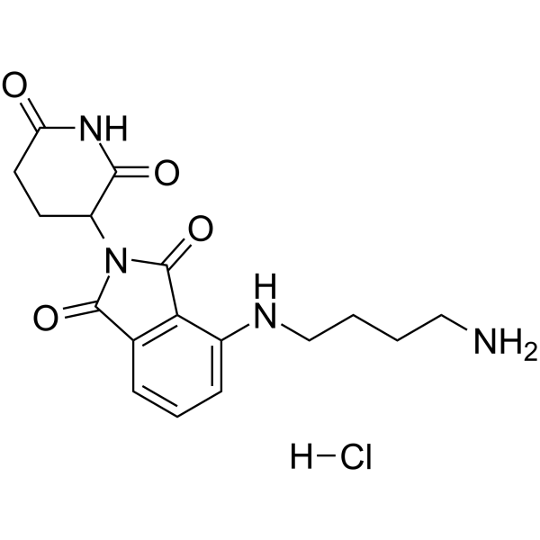 Pomalidomide-C4-NH2 hydrochloride图片