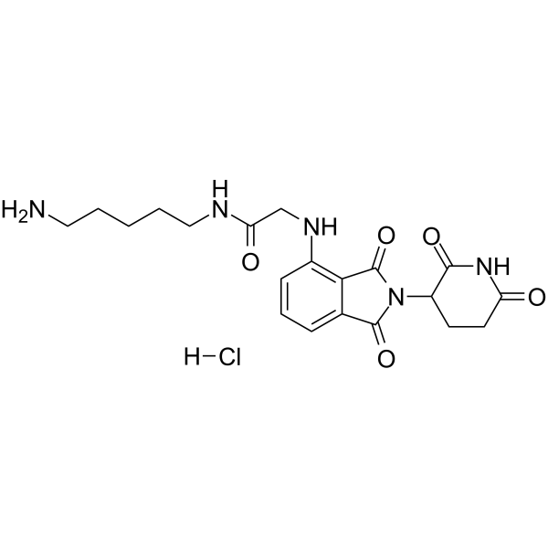 Thalidomide-NH-amido-C5-NH2 hydrochloride图片