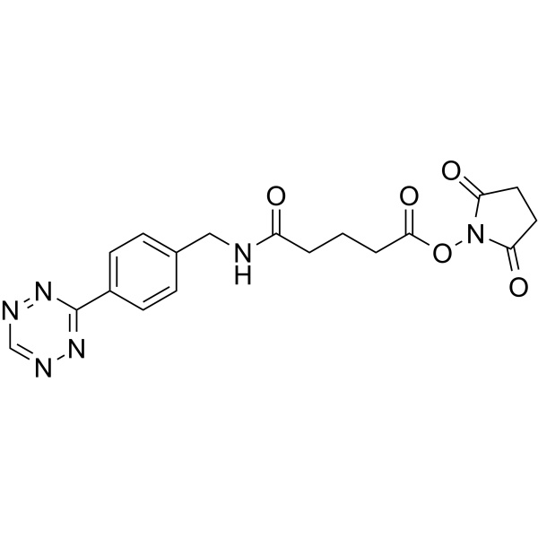 Tetrazine-Ph-NHCO-C3-NHS ester图片