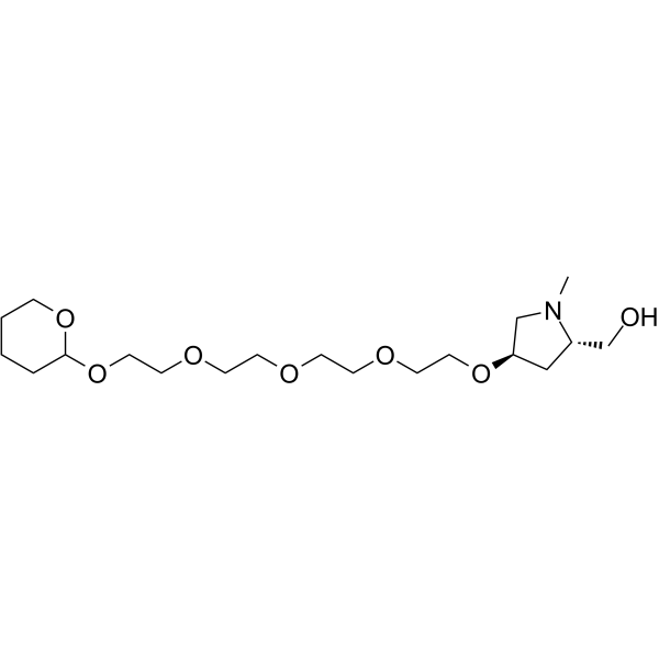 THP-PEG4-Pyrrolidine(N-Me)-CH2OH图片