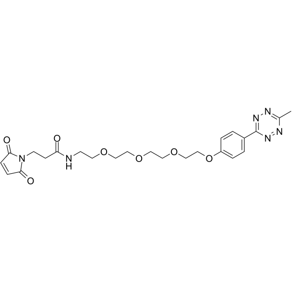 Methyltetrazine-PEG4-maleimide图片