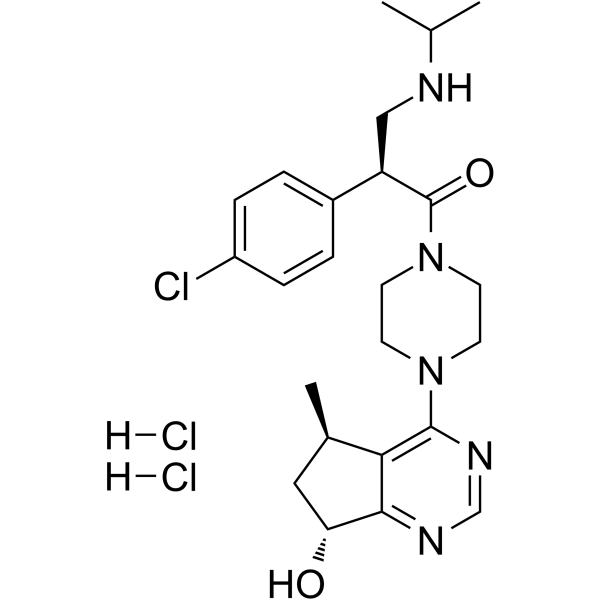 Ipatasertib dihydrochloride图片