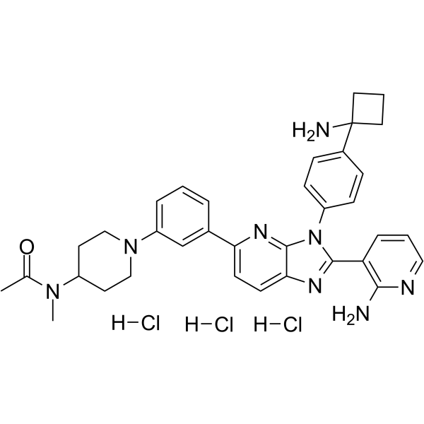Vevorisertib trihydrochloride图片