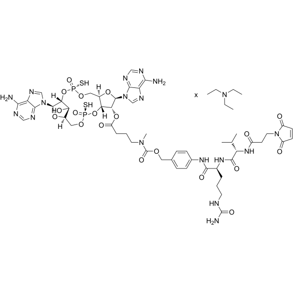 Mal-VC-PAB-(N-Me-amide-C3)-ADU-S100 triethylamine图片