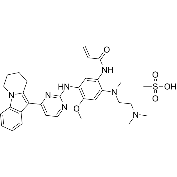 Oritinib mesylate图片