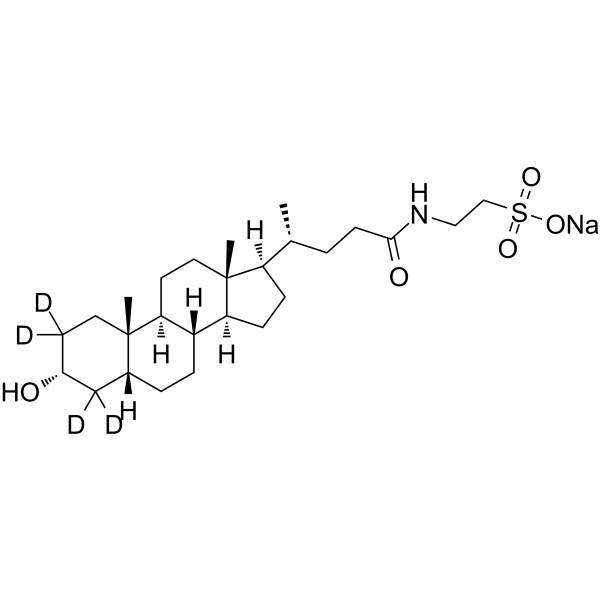 Taurolithocholic acid-d4 sodium图片