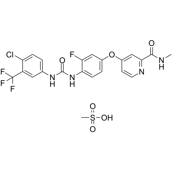 Regorafenib mesylate图片