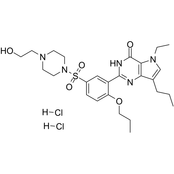 Mirodenafil dihydrochloride图片
