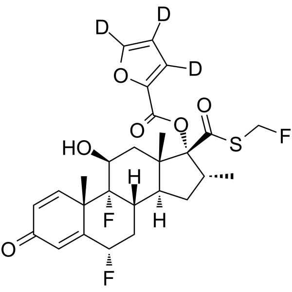 Fluticasone furoate-d3图片