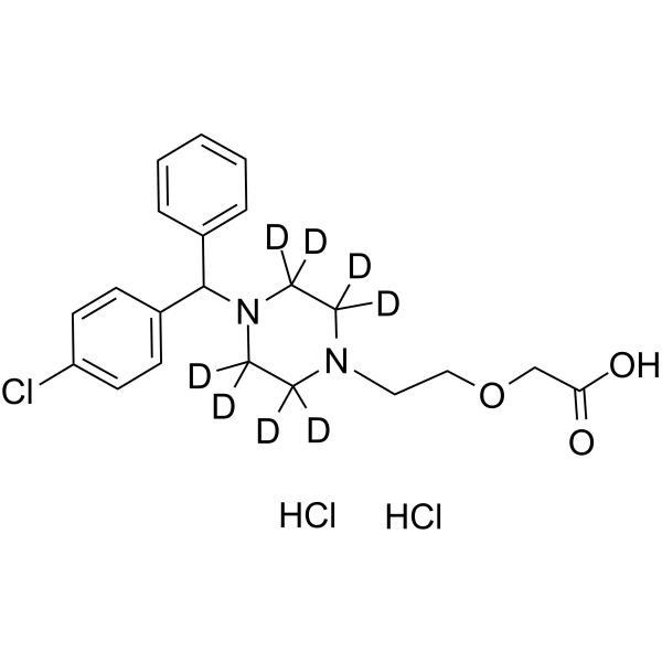 Cetirizine D8 dihydrochloride图片